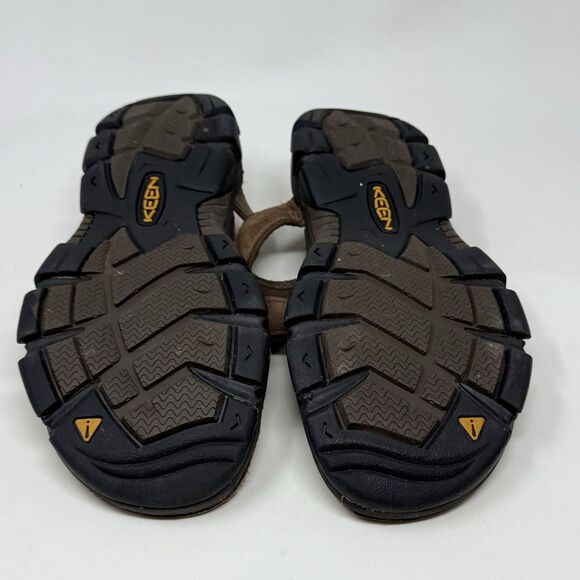 Keen Sarasota Sandals Womens 9 Brown Leather Hiking Trail Open Toe Slides - Picture 14 of 15